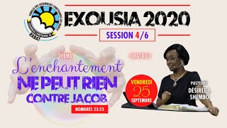 SÉMINAIRE EXOUSIA 2020  Pasteure Désirée SHEMBO  Session 04 [upl. by Caravette63]