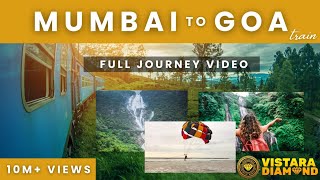 Full Journey Mumbai To Goa Train no 12133 mumbaitogoa goatrip [upl. by Hilde]