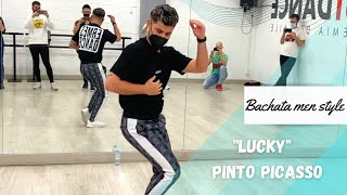 Lucky 🍀 Pinto Picasso  Bailar bachata men style🔥 Luis Garcia 📍Just Dance Madrid [upl. by Atiuqcir285]