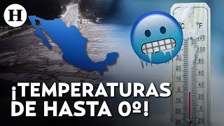 ¡Lluvias granizo y mucho frío SMN alerta por frente frío 3 en México afectará a estos estados [upl. by Ahsekahs]