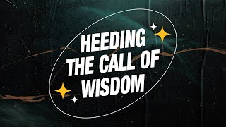 Heeding the Call of Wisdom Pastor JP Betansos  Wise Up Series [upl. by Nahoj]