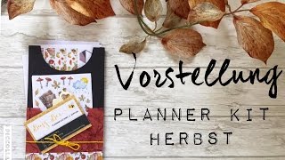 Vorstellung Planner Kit Herbst  filofaxing  deutsch  filolove [upl. by Anaytat]