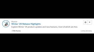 Winter 25 Release Highlights Salesforce Trailhead Answers [upl. by Adnavoj755]