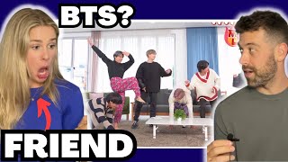 My Friend Reacts to BTS First Reaction [upl. by Evadnee]