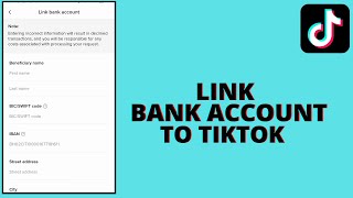 How to link bank account to tiktok [upl. by Bowman]