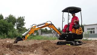 HT15PRO Li electric excavator operation video [upl. by Thomasin]