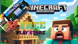 DOWNLOAD MINECRAFT FREE WITH PLAY STORE how to downlod minecraft pe in free [upl. by Nnaeerb]