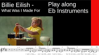 What Was I Made For Billie Eilish 2024 EbInstrument Play along [upl. by Kcirdneh888]