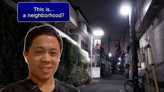 What my neighborhood in Tokyo looked like at night [upl. by Merl]