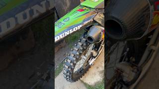 Kx 450F Spitting Flames 🔥 dirtbike kawasaki shorts [upl. by Pansir754]