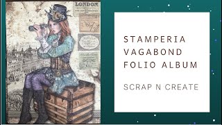 Stamperia Vagabond Folio Walk Through Walk Through tutorial [upl. by Cynera73]