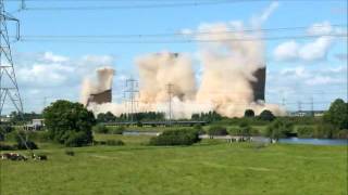 High Marnham Power Station Demolition [upl. by Anirtep]