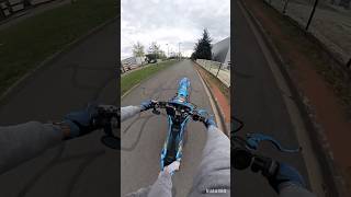 Husqvarna 450 weeling 🤪💨 weeling lyon bikelife gopro streetart stunt 4k summer rapido [upl. by Annaiel6]