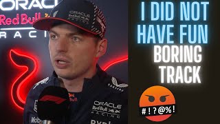 Max verstappen interview did not have fun Las vegasgp f1 maxverstappen formula1 formula [upl. by Ditzel]