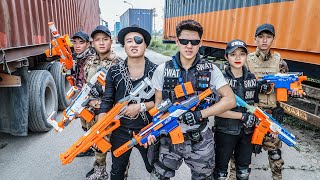 LTT Game Nerf War  Warriors SEAL X Nerf Guns Fight Crime group Inhuman Against Intruders [upl. by Anneirb]