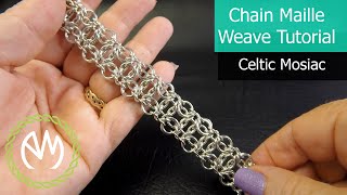 Chain Maille Tutorial  Celtic Mosaic Weave [upl. by Seerdi]