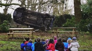 Too much Shocking speeding advert shows children getting crushed by car [upl. by Muire]