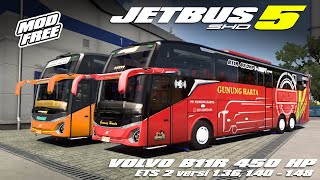 MOD  JETBUS 5 TRIPLE AXLE MIZTA DOEL  ETS2 v136 140148 [upl. by Ceciley]