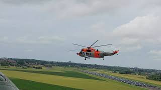 Sea King formation at Koksijde [upl. by Susejedesoj]