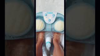 Create a relaxing spa day at home and DIY pedicures with Conair Waterfall Pedicure Foot Spa Bath [upl. by Bowes]