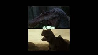 spino vs giga edit giganotosaurus spinosaurus jurassicworld jurassicpark edit [upl. by Lorimer]