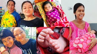 আজকে বৌদির কাছে গিয়ে পুচুর মুখ দেখালাম baby babygirl babyboy life status [upl. by Alf458]