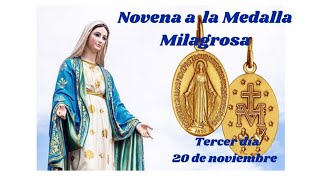 🙏 Novena a la Medalla Milagrosa 💛 Dia 3 medallamilagrosa 🙏 [upl. by Airotahs836]