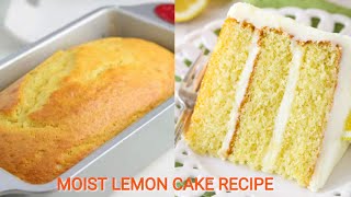 LEMON CAKE IN 5 MINUTES  SOFT DELICIOUS AND VELVETY LEMON CAKE RECIPE THE BEST LEMON CAKE RECIPE [upl. by Trill]