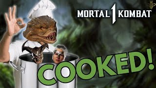 COOKING with Reptile Against General Shao and Sindel in Tournament [upl. by Armillas]