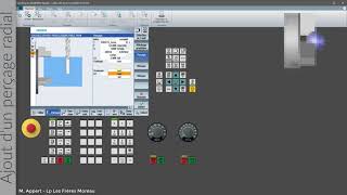 Programmation dun perçage radial avec ShopTurn [upl. by Boru]