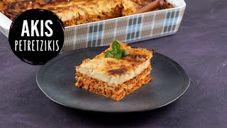 Chicken Lasagna with Bechamel Sauce  Akis Petretzikis [upl. by Tnias]