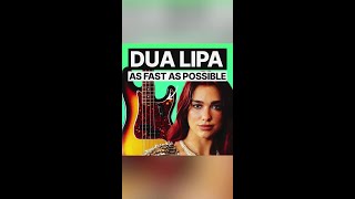 The Whos Bassist Learns DUA LIPA bass line as fast as possible scottsbasslessons dualipa [upl. by Rosabelle388]