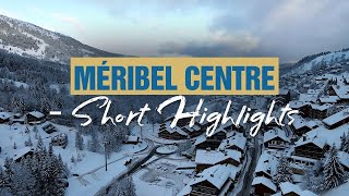 Méribel Centre Aerial Views  Short Highlights 4K [upl. by Laval923]