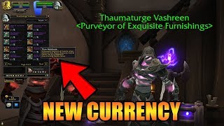 Titan Residuum Thaumaturge Vashreen BfA Patch 81 Location NEW Mythic Plus Currency [upl. by Haras]