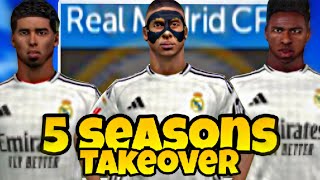 I Takeover Real Madrid For 5 Seasons In FTS 25🔥 [upl. by Jalbert]