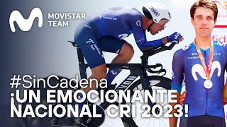 SinCadena ¡Un Nacional Contrarreloj desde dentro Oier Lazkano plata  Movistar Team  2023 [upl. by Woodman]