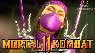 PLAYING WITH KLASSIC MILEENA  Mortal Kombat 11 quotMileenaquot Gameplay [upl. by Cressida478]