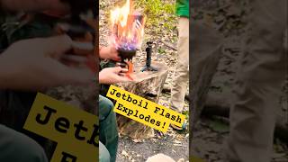 Jetboil Stove CATCHES ON FIRE in Seconds [upl. by Okihcas]