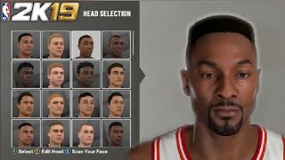 Alonzo Mourning face creation NBA 2k19 [upl. by Stedman]