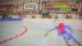 Speed Skating 500M Nagano winter olympics 98 N64 [upl. by Vary]