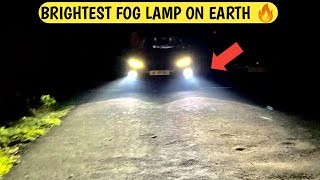 FINALLY MY BALENO GOT BRIGHTEST PROJECTOR FOG LAMPS 8000K FIRST TIME ON YOUTUBE 🔥 IPH FOG LAMPS 🔥 [upl. by Aivatnwahs]