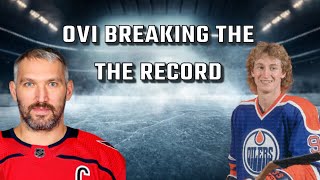 The Unthinkable Ovechkin Breaks Gretzkys Record NHL 25 [upl. by Ocirederf]