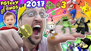 FGTEEV SONGS of 2017 Part 3 Amazing Frog Minecraft Lego Dimensions Scribblenauts Youtube Rewind [upl. by Ahsar]