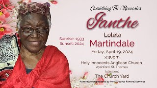 Cherishing The Memories  Ianthe Loleta Martindale [upl. by Ardien]