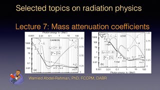 Selected Topics on Radiation Physics Lecture 7 Mass attenuation coefficients [upl. by Oregolac]