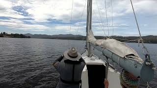 Sailing Oyster cove to Franklin [upl. by Anuayek]