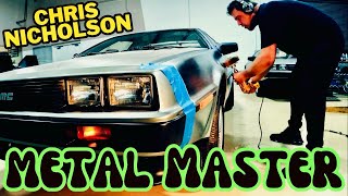 Chris Nicholson  Metal Master  DeLorean Stainless Steel Repair [upl. by Nessaj364]