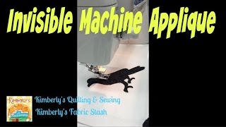 Invisible Machine Applique Technique [upl. by Idnek346]