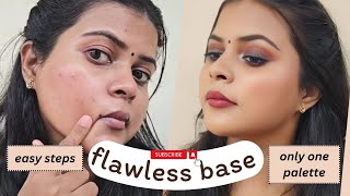 Easy Transformation  Flawless Base  Glowing Makeup  Makeup Tutorial [upl. by Hcra]