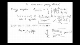 Electroosmotic Pumping 2 Effectiveness [upl. by Hussein22]